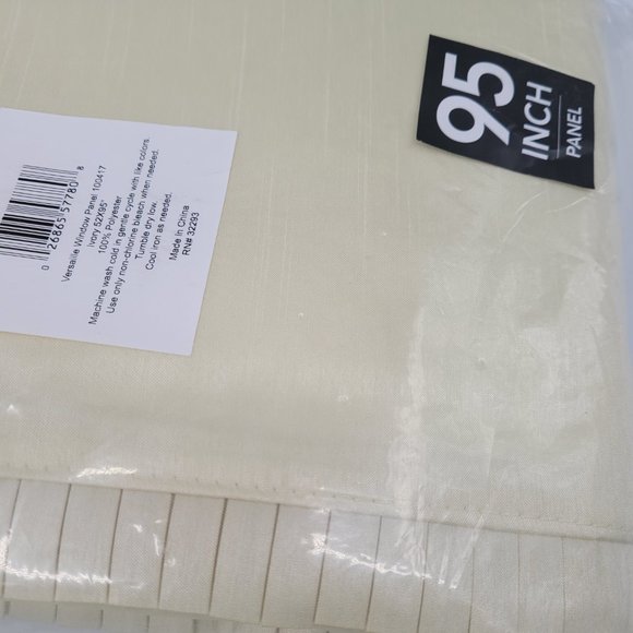 Elrene Home Fashions Versailles Faux Silk Room Darkening Window Curtain Panel - Picture 3 of 4